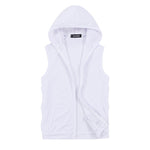 Sleeveless Zipper Gym Hoodie