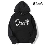 King and Queen Pullover Hoodies