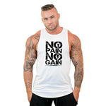 No Pain No Gain Men's Sleeveless Hoodie