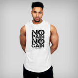 No Pain No Gain Men's Sleeveless Hoodie