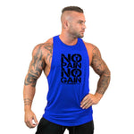 No Pain No Gain Men's Sleeveless Hoodie