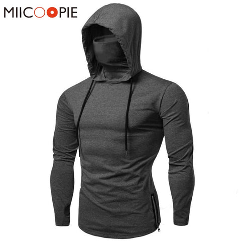 Long Sleeves Gym hoodies with Mask