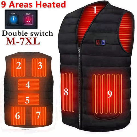 Thermal V-Neck  Heat Vest