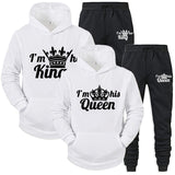 Lover Couple Hoodies Tracksuit