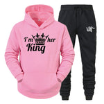 Lover Couple Hoodies Tracksuit