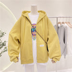 Oversized Women Zipper Hoodies