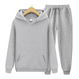 Casual Tracksuit Thick Hoodies + Joggers